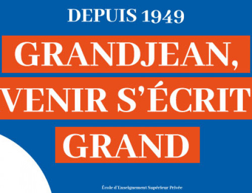 Save the date ! 29 mars 2025 – Portes-Ouvertes de l’Ecole GrandJean